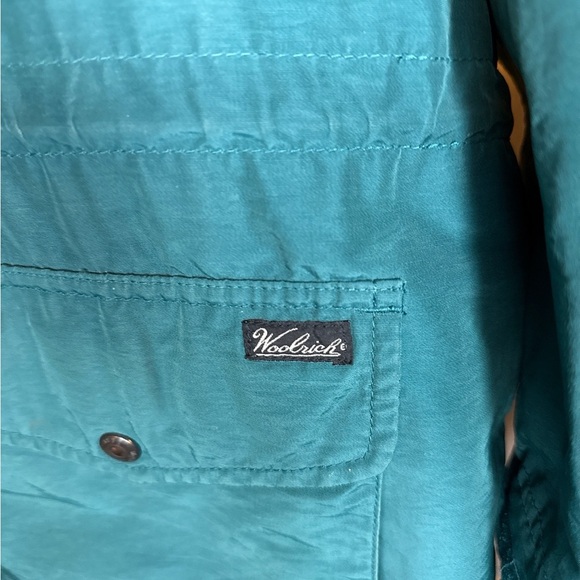 Woolrich L Vintage Y2K Wool Blend Lined Parka Barn Chore Coat Hood Grunge 90s - Picture 4 of 11